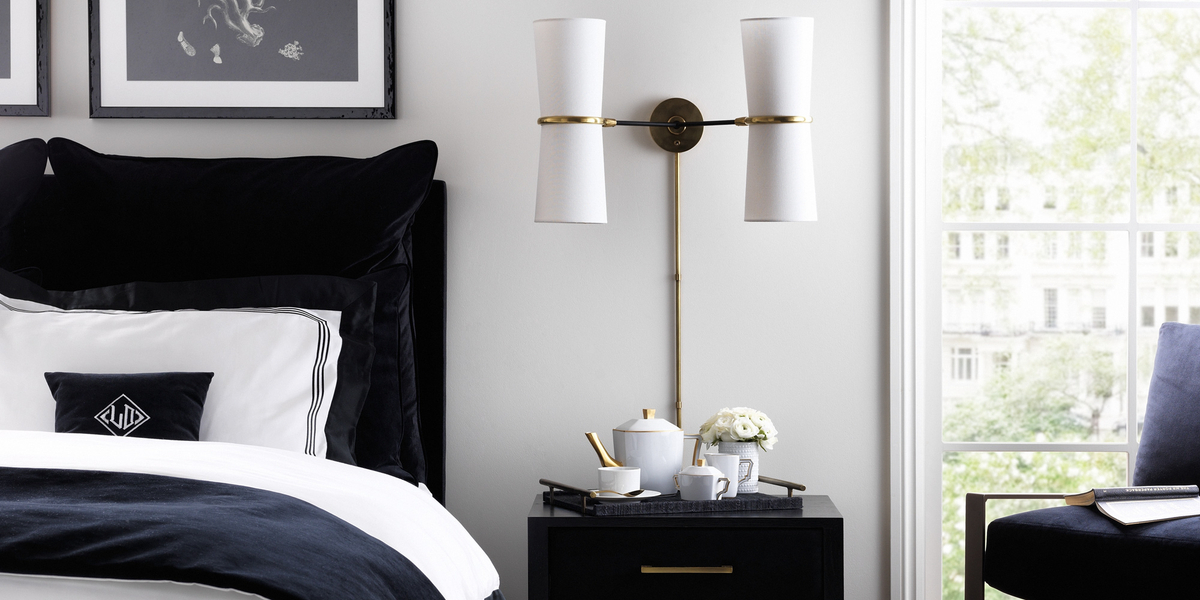 Monochrome Room Ideas | Shop black white furniture online at LuxDeco.com