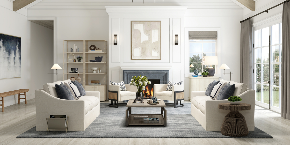 Living Room Furniture & Accessories | The Summer House Lookbook | Shop today at LuxDeco.com