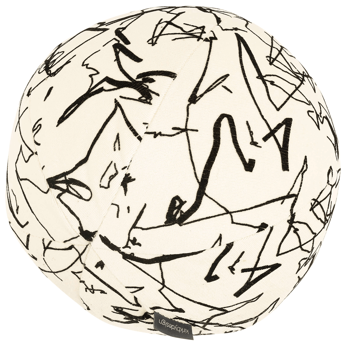 Scribble Cushion, Monochrome