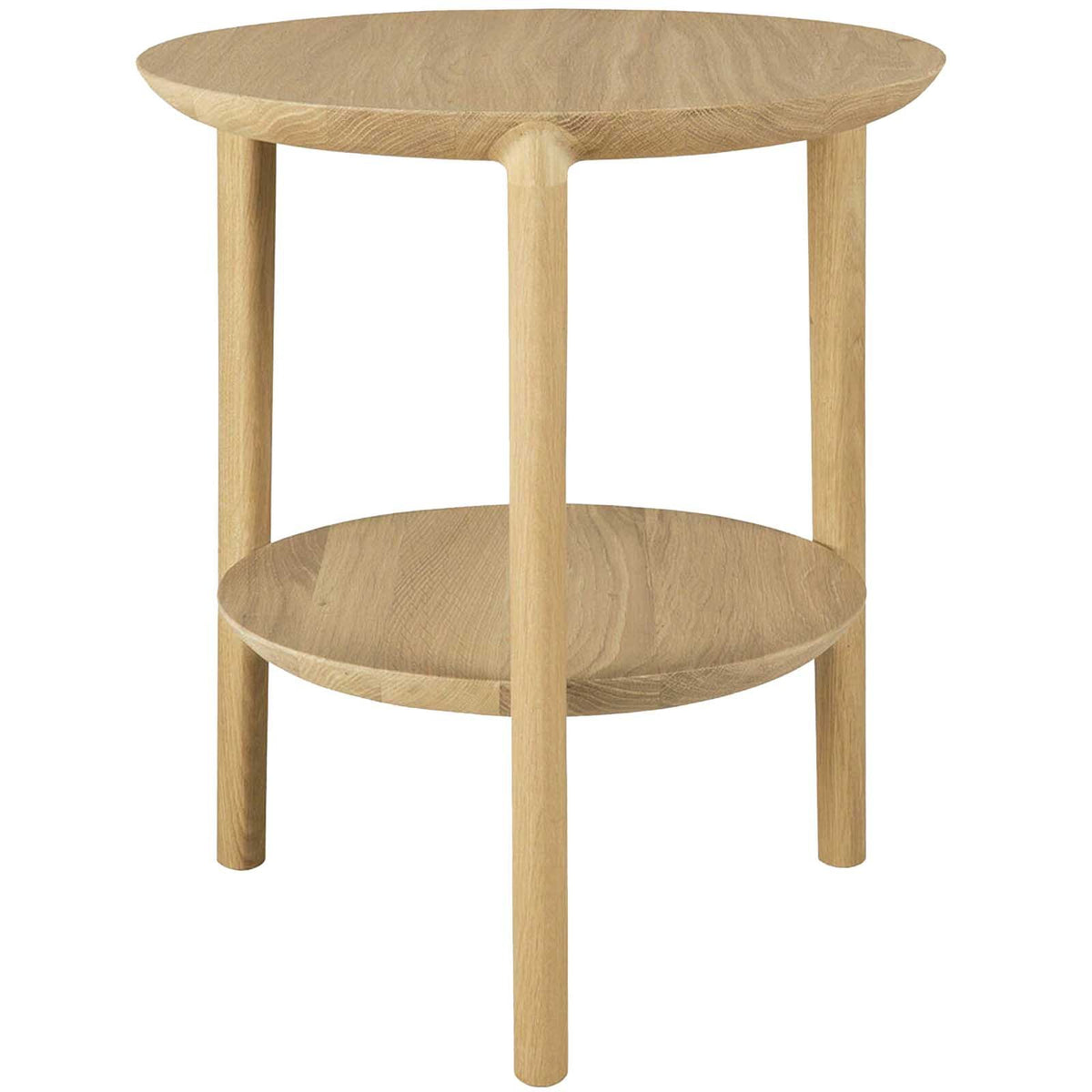 Bok Oak Round  Side Table