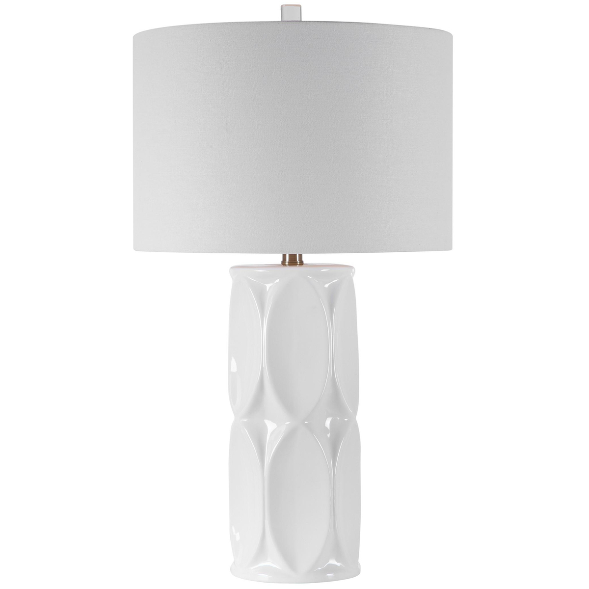 Sinclair Table Lamp, White