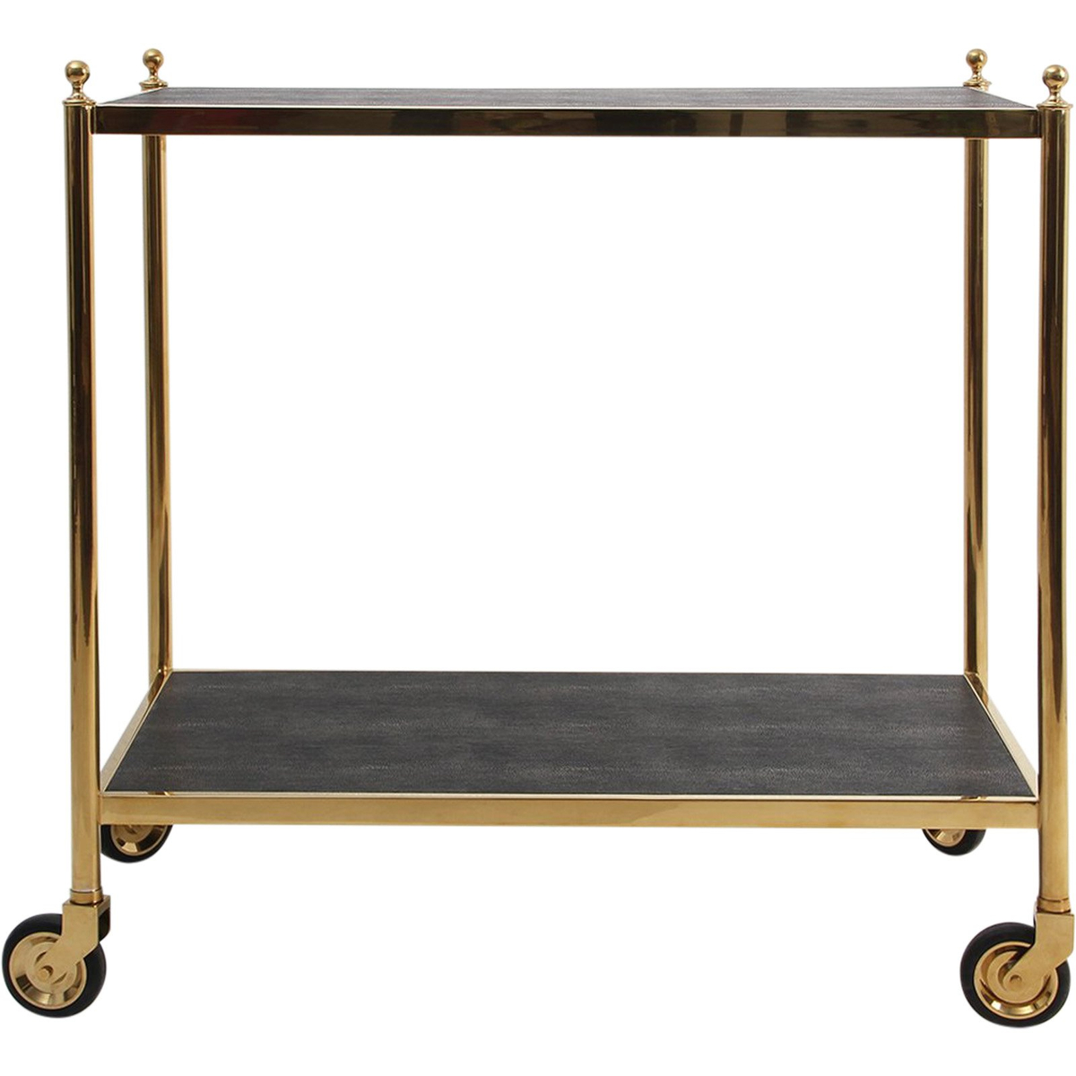 Cliveden Drinks Trolley, Brass