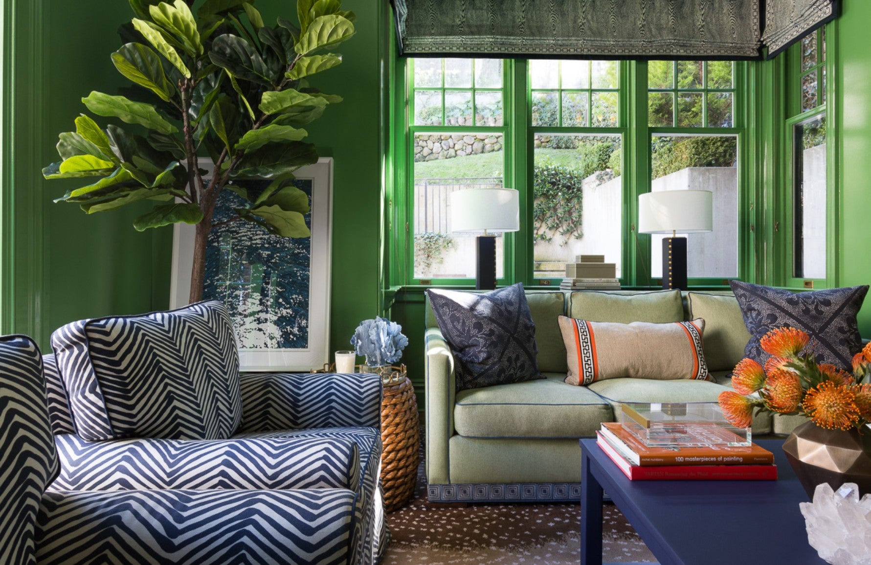 Green Living Room Ideas Decorating With Green LuxDeco