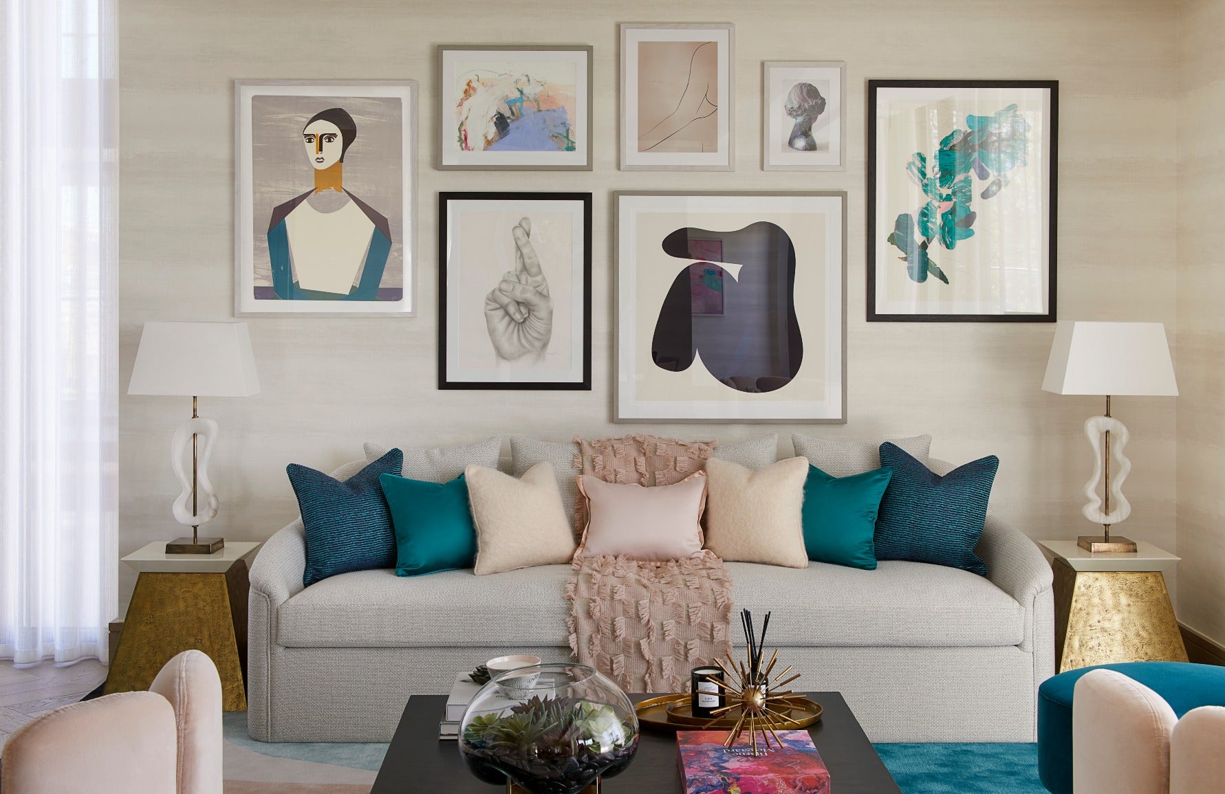 Living Room Wall Decor Ideas How To Display Art LuxDeco