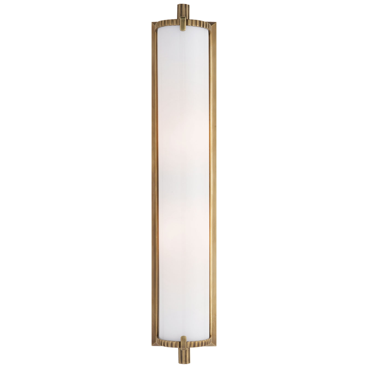 Calliope Tall Bath Light, Antique Brass