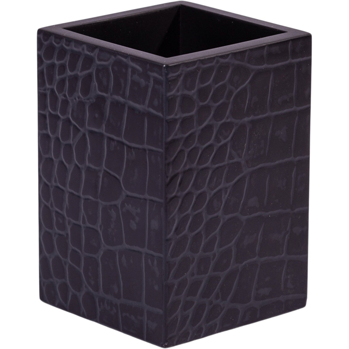 Chelsea Pen Holder Croc Noir