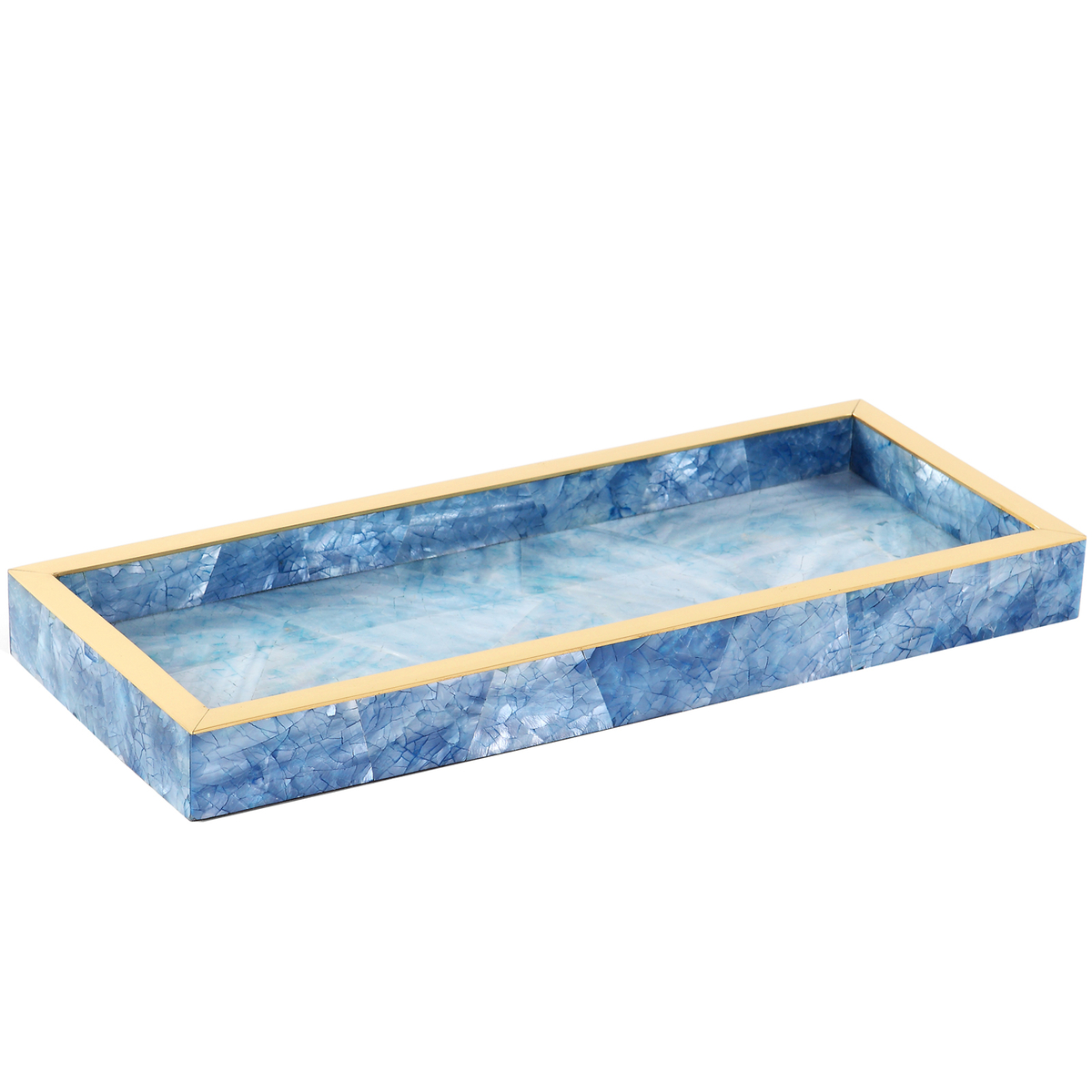 Francesca Collection Vanity Tray, Blue