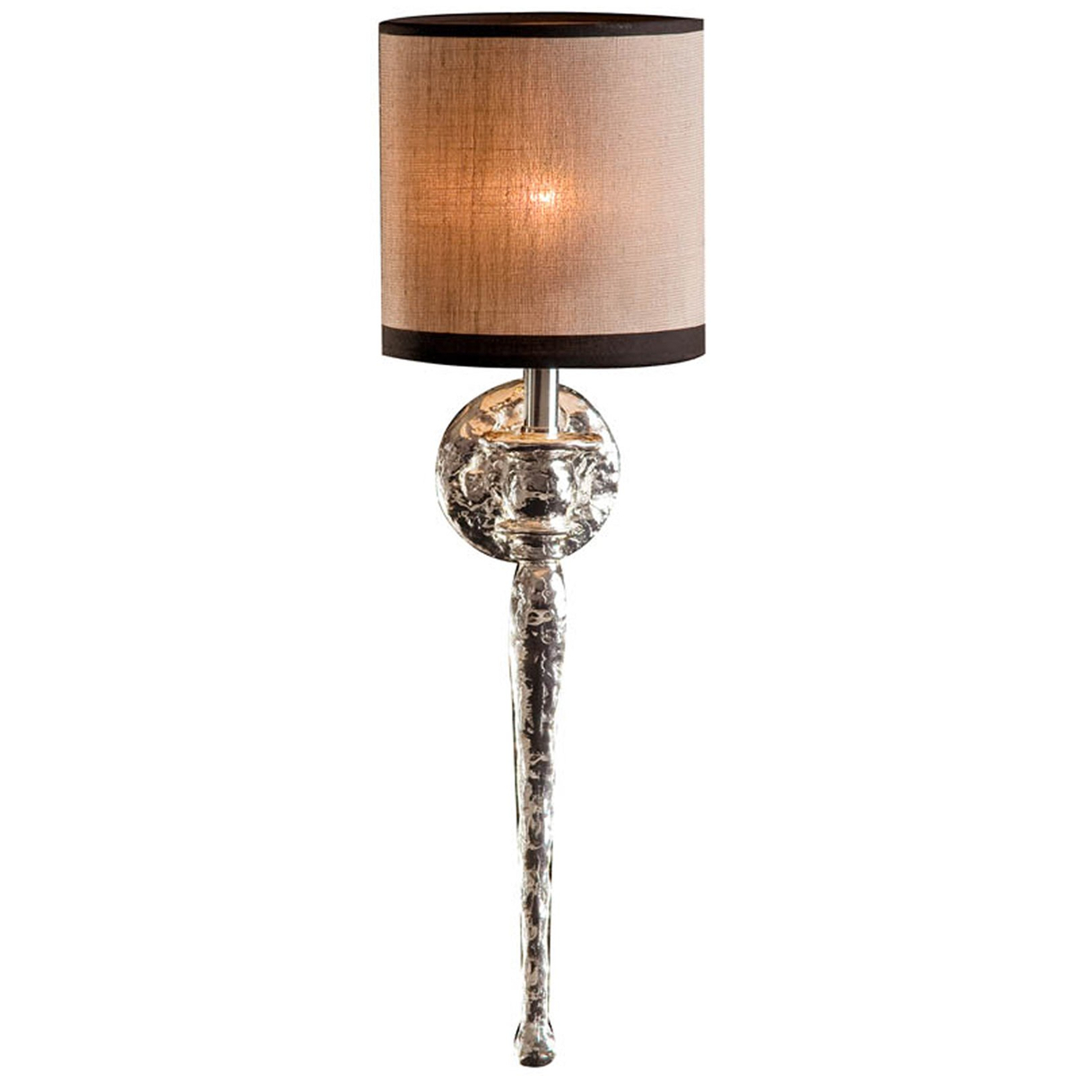 Melting Paris Medium Wall Torch - Dutch Silver