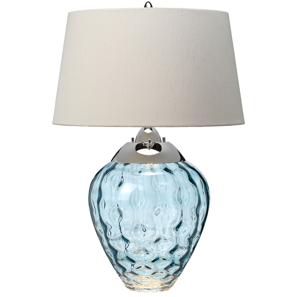 Samara Table Lamp, Light Blue