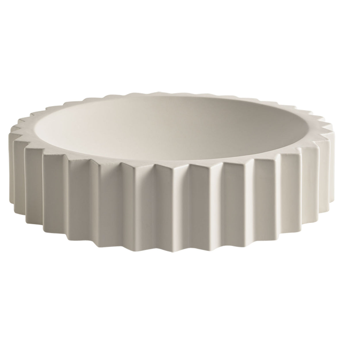 Parallel Lines Bowl, White