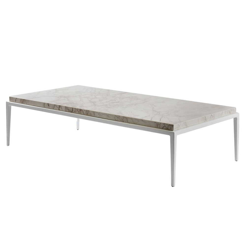 Ada Outdoor Marble Coffee Table