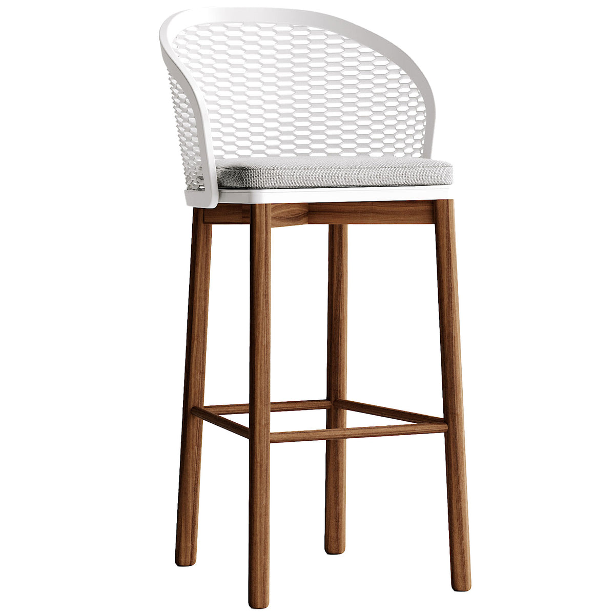 Cyrano Outdoor Teak Stool