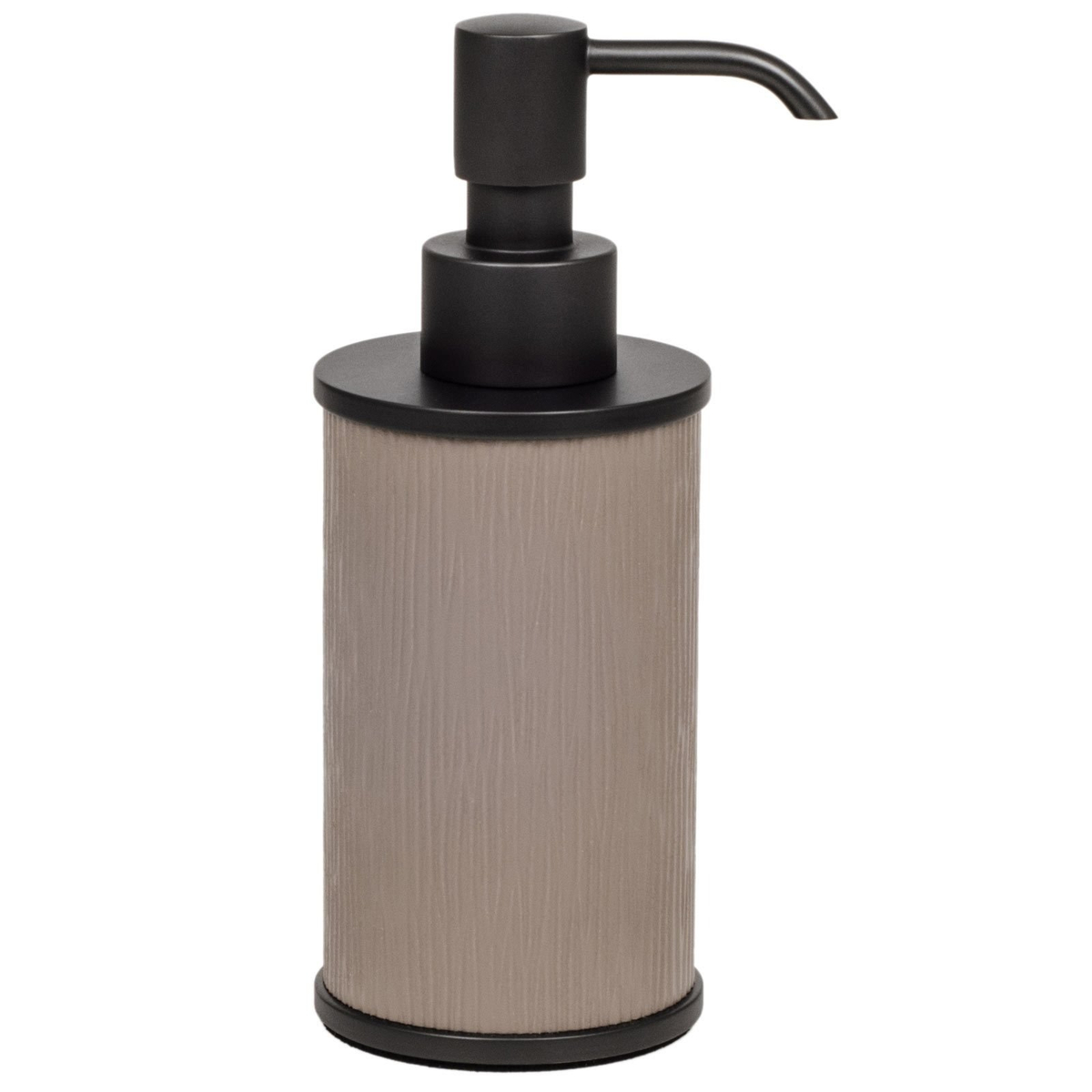 Olimpia Round Soap Dispenser, Taupe