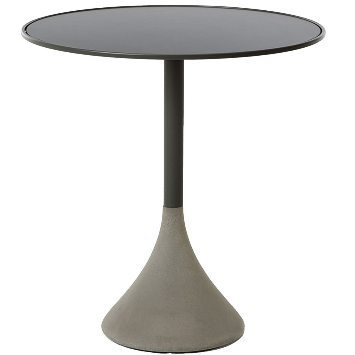 Concreto Outdoor Aluminium Round Dining Table