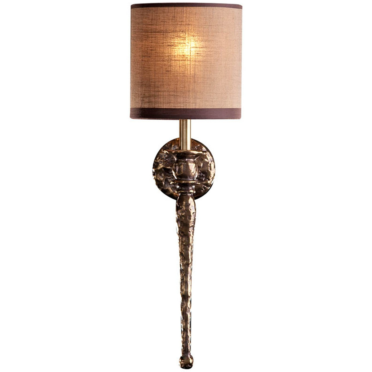 Melting Paris Medium Wall Torch - Smoked Brass