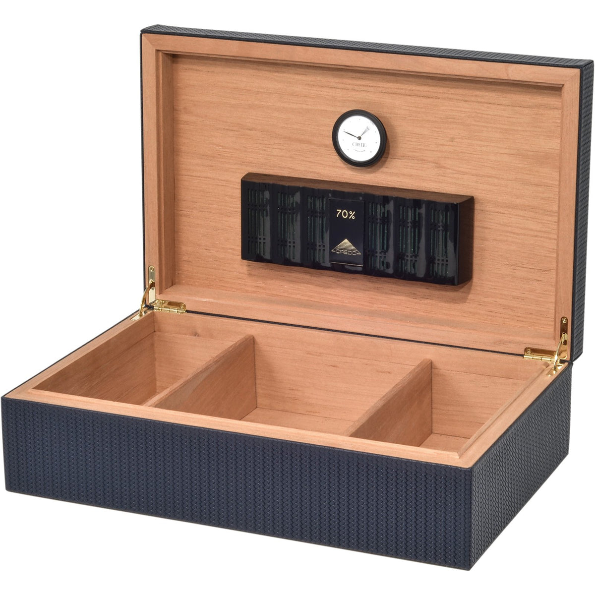 Navy Leather Humidor