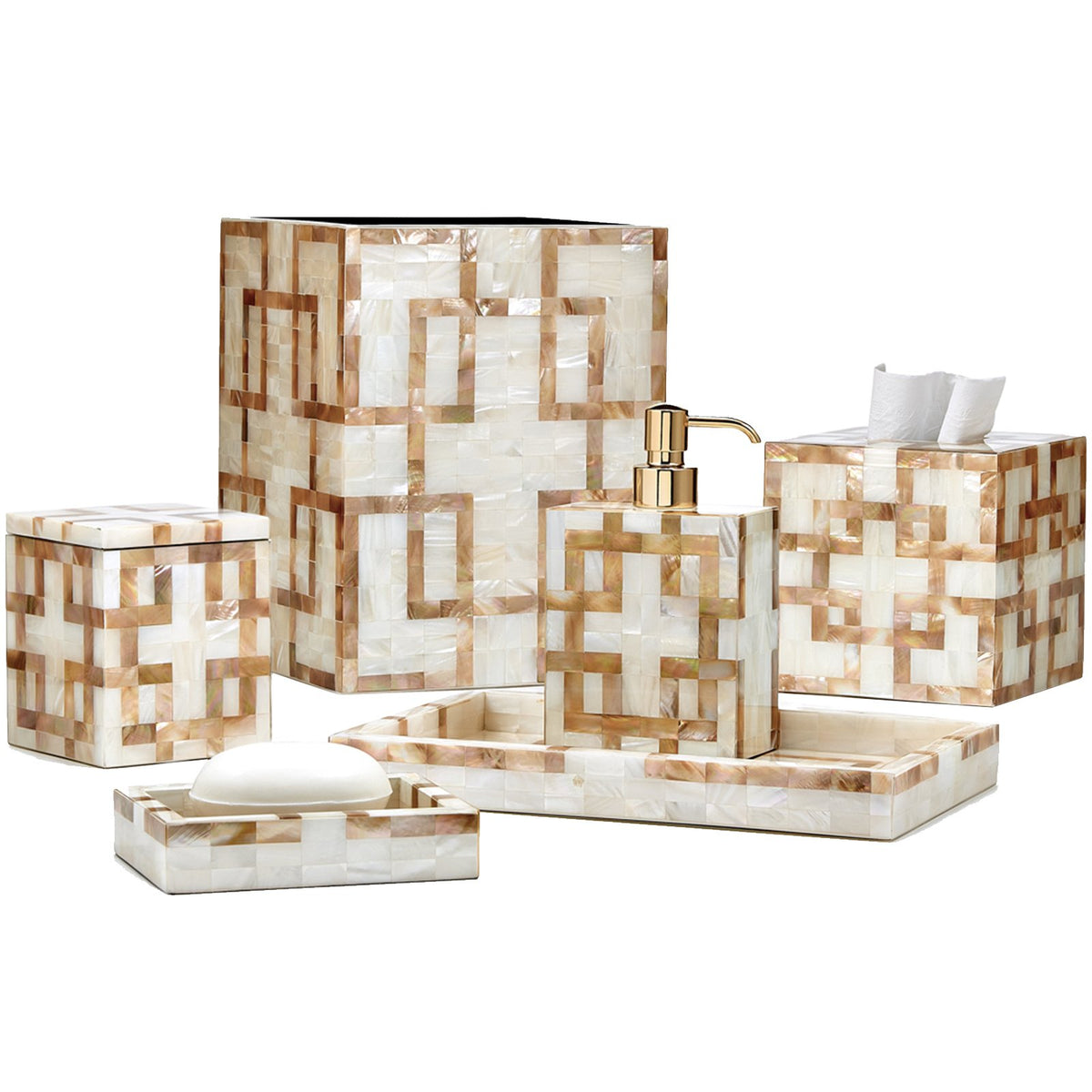 Parquet Bathroom Set