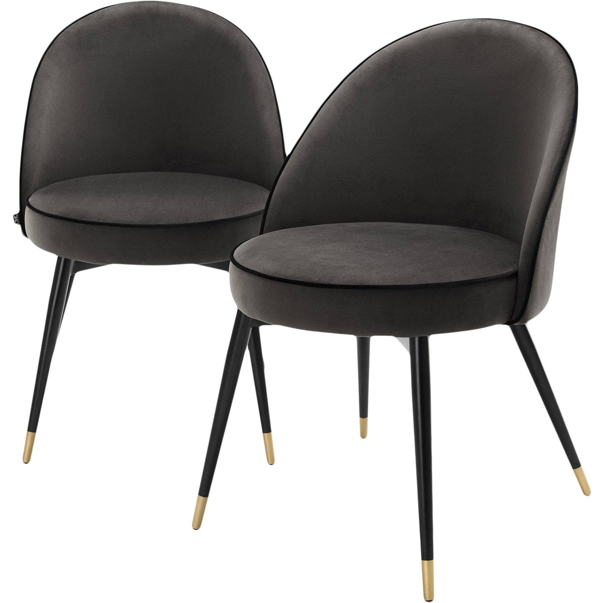 Cooper Dining Chairs, Dark Grey, Set of 2