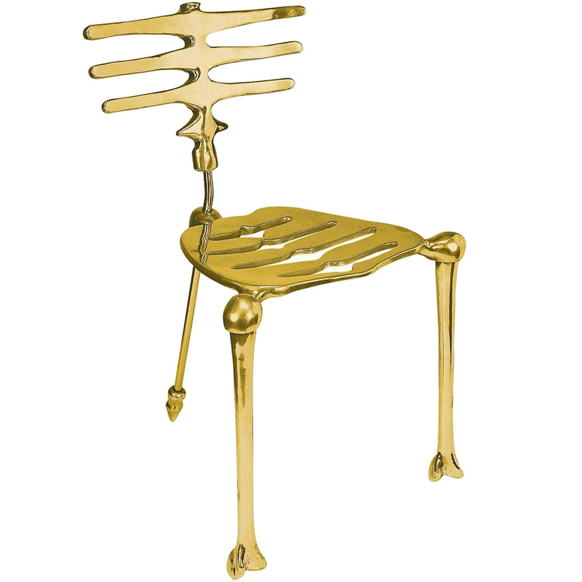 Skeleton Chair Gold