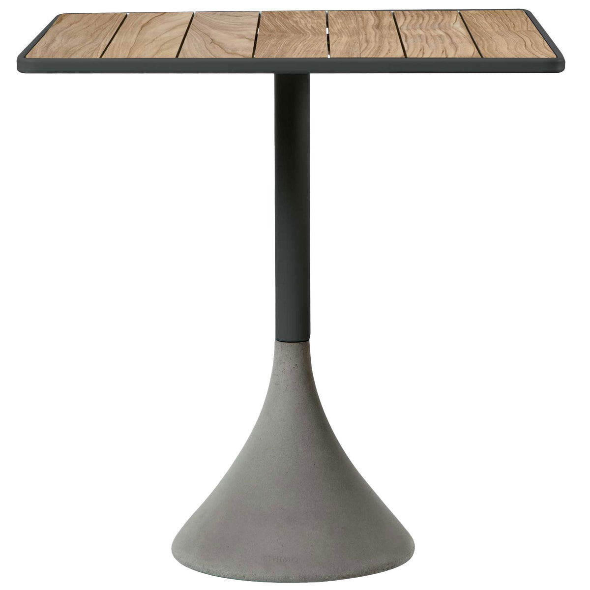 Concreto Outdoor Aluminium Square Dining Table