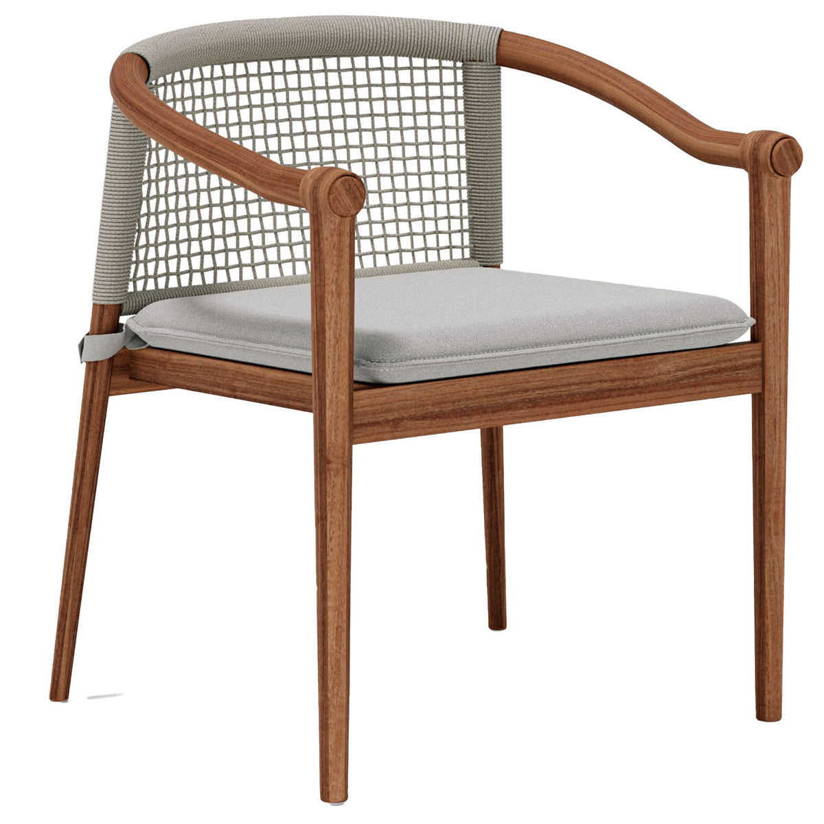 Lodge Outdoor Dining Chair, Ecru