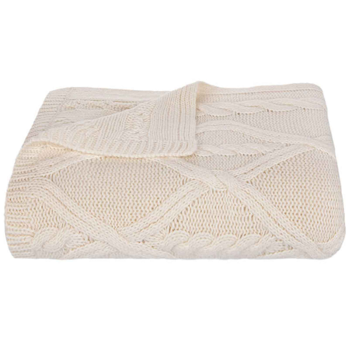 Luna Aran Throw, Cream