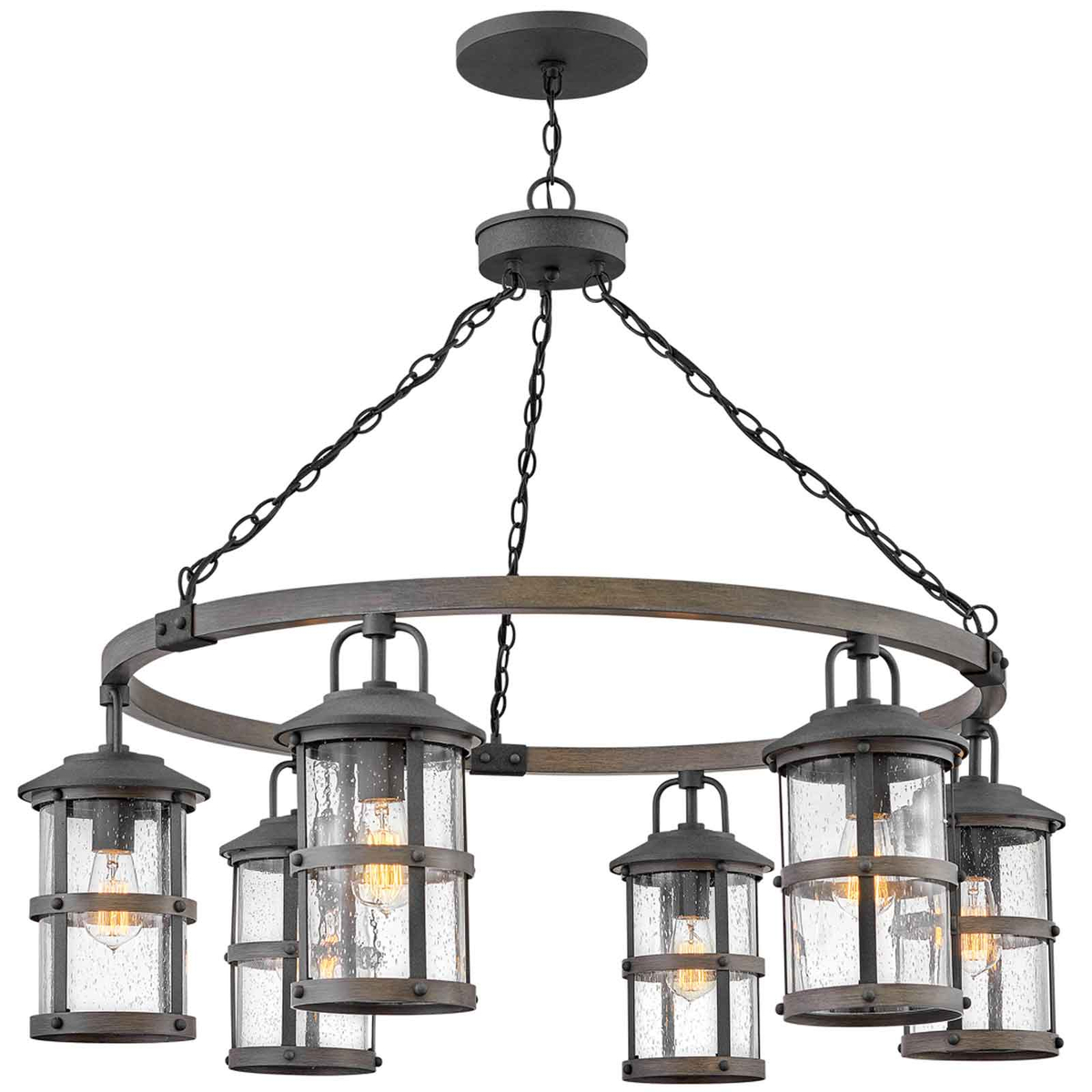 Lakehouse 6 Light Outdoor Chandelier