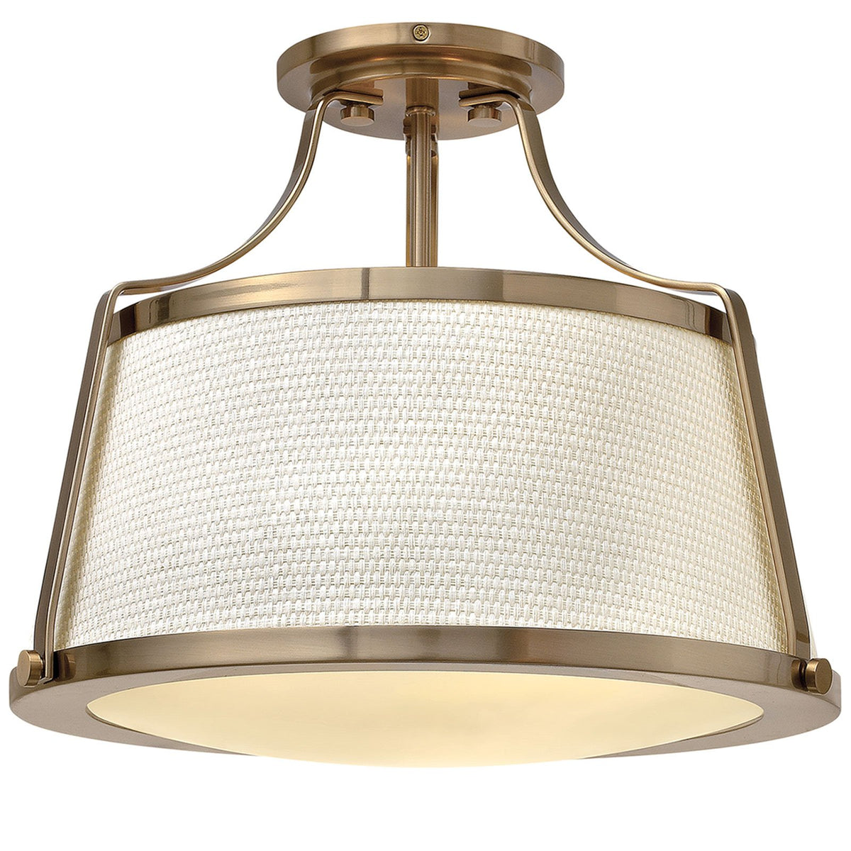 Brushed Dayton Semi-Flush Light