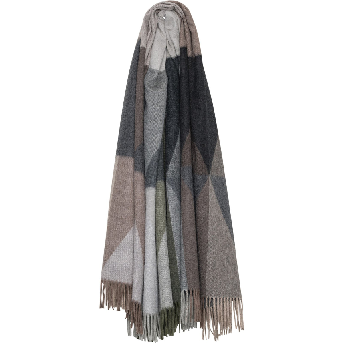 Pyramid Arran Cashmere Throw, Natural