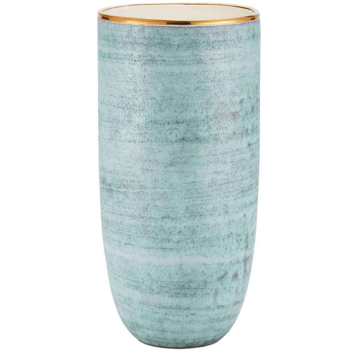 Calinda Tall Vase, Aqua