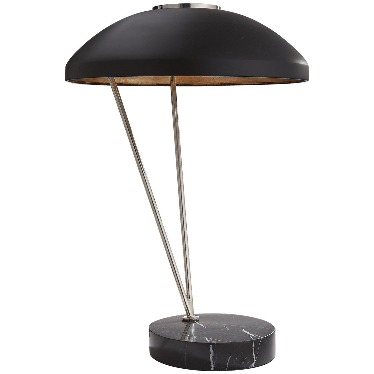 Coquette Desk Lamp, Nickel