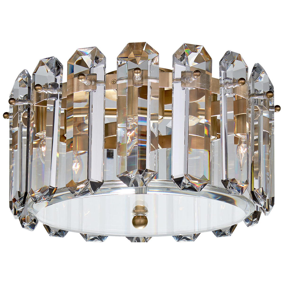 Bonnington Small Flush Mount, Gold