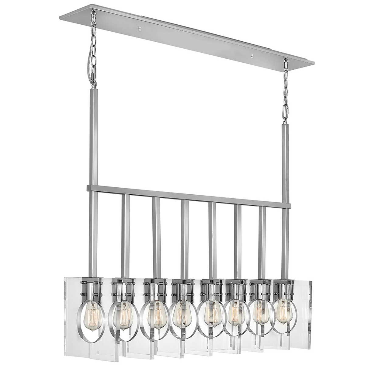 Ludlow Large Pendant, Polished Nickel