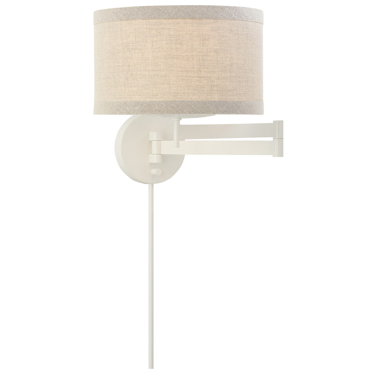 Walker Swing Arm Sconce, Cream