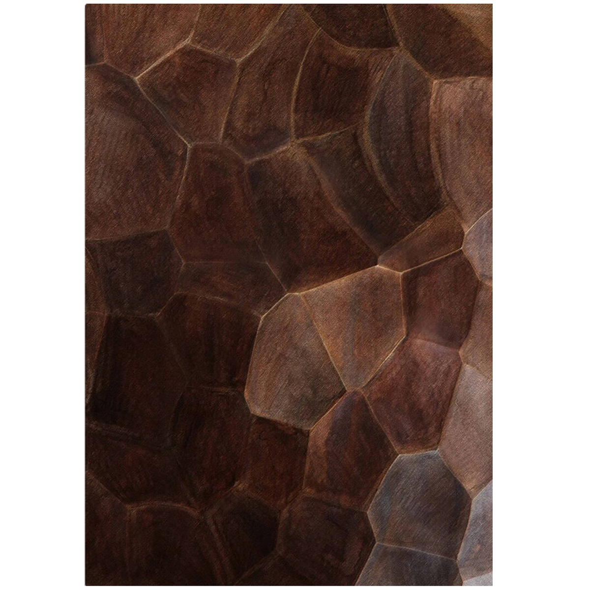 Elements Bamboo Silk Rug, Battered Bronze