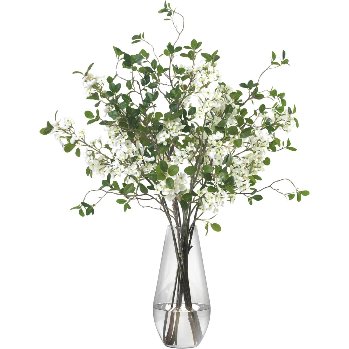 Tall Blossom Arrangement, White