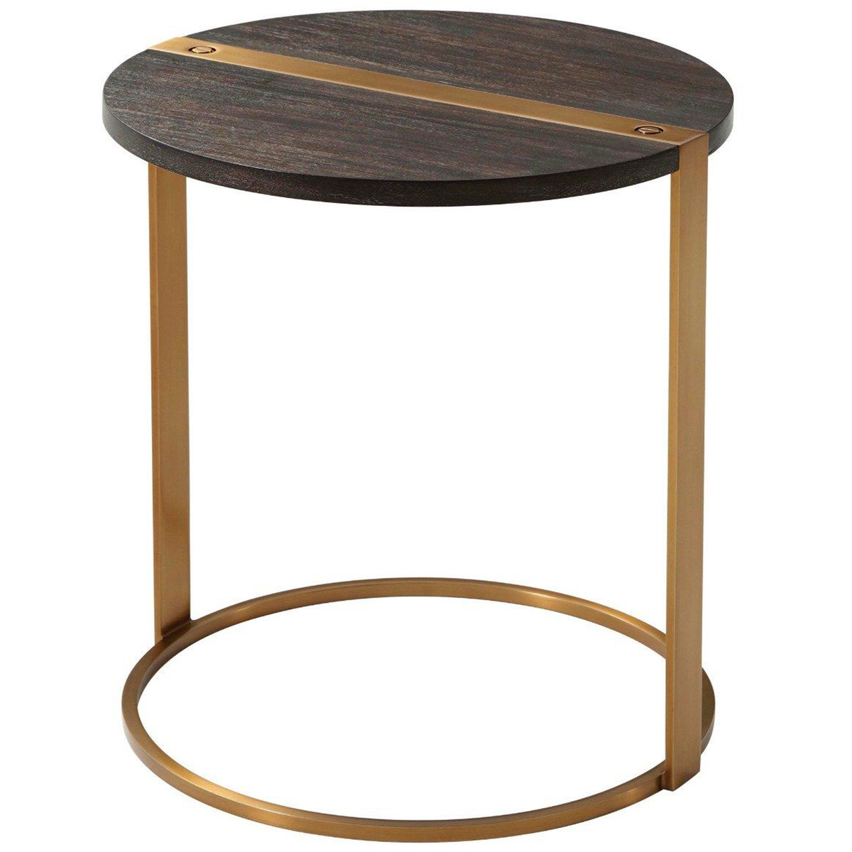 Aria Round Side Table, Rowan