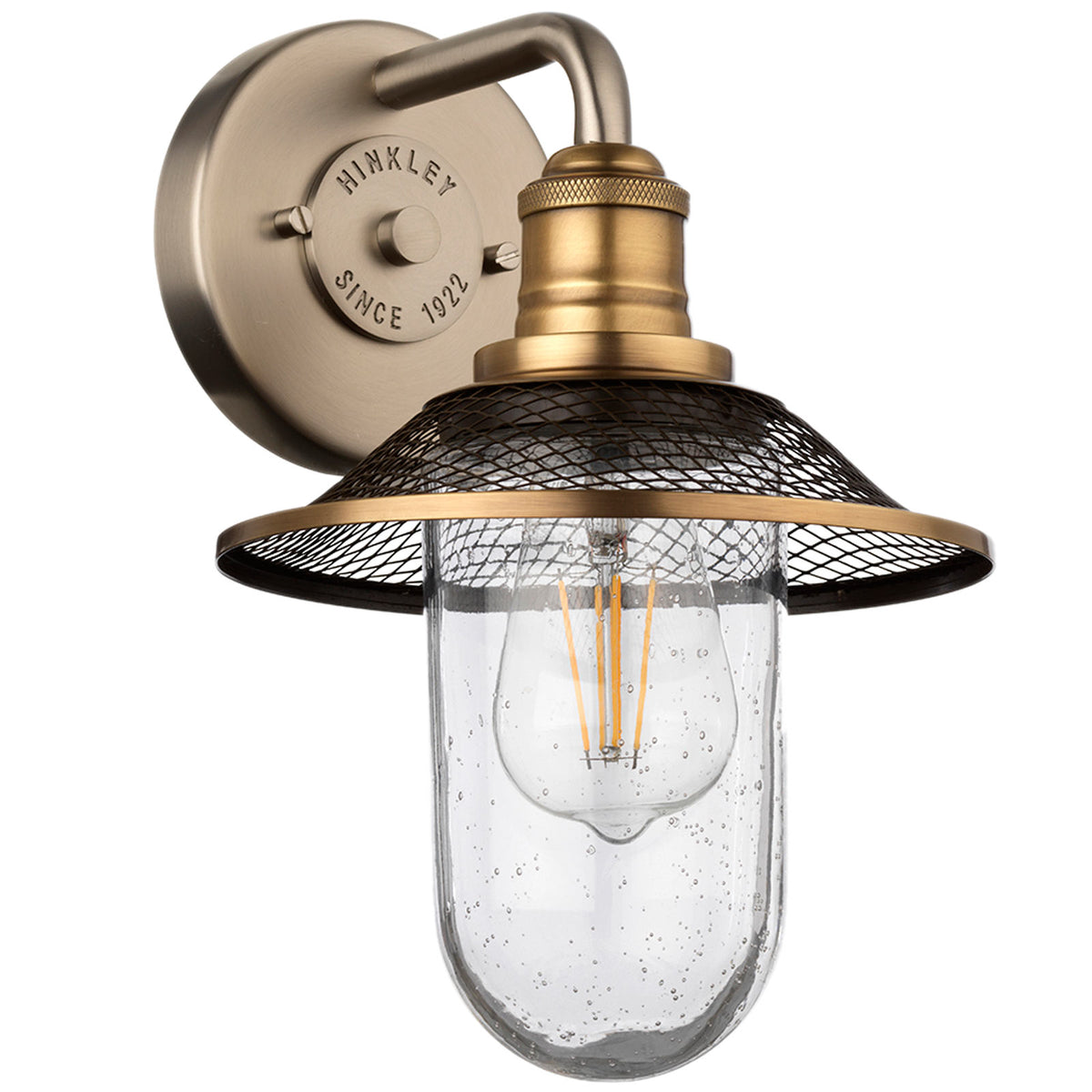 Rigby Single Wall Light, Antique Nickel