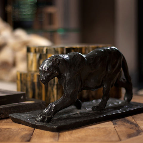 Syd Falde sammen Pelmel Bronze Art Deco Jaguar Sculpture | Eichholtz | LuxDeco.com