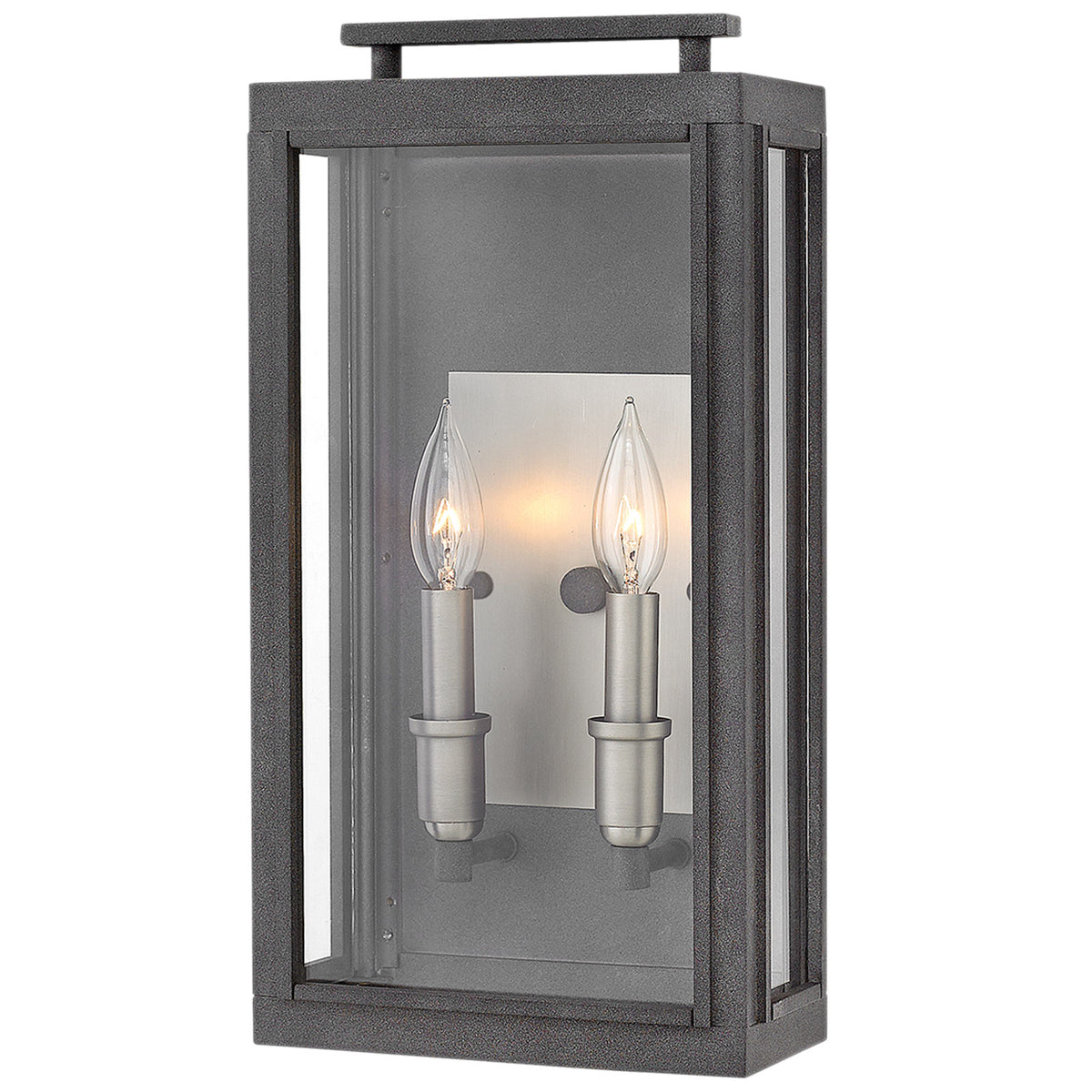 Sutcliffe Medium Wall Lantern, Aged Zinc