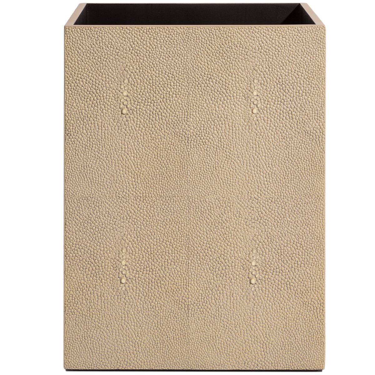 Chelsea Waste Basket Shagreen Natural