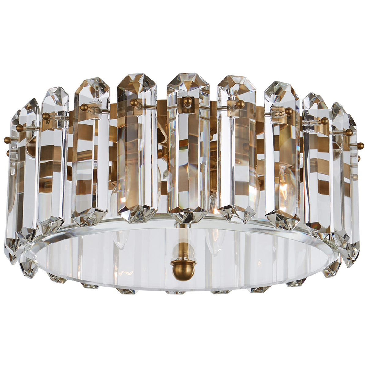 Bonnington Medium Flush Mount, Gold