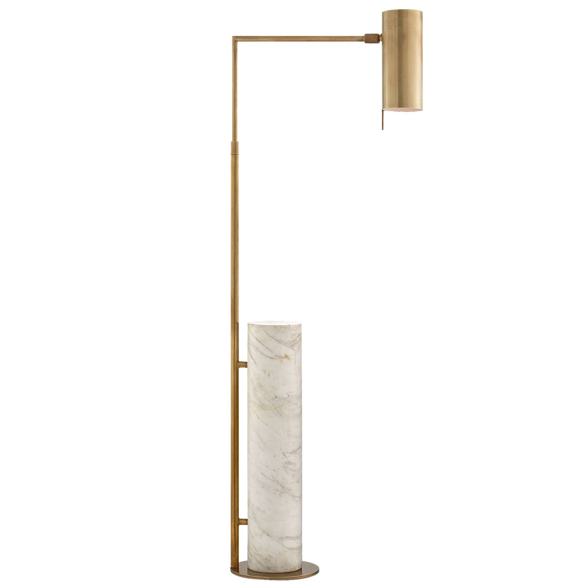 Alma Floor Lamp, Brass
