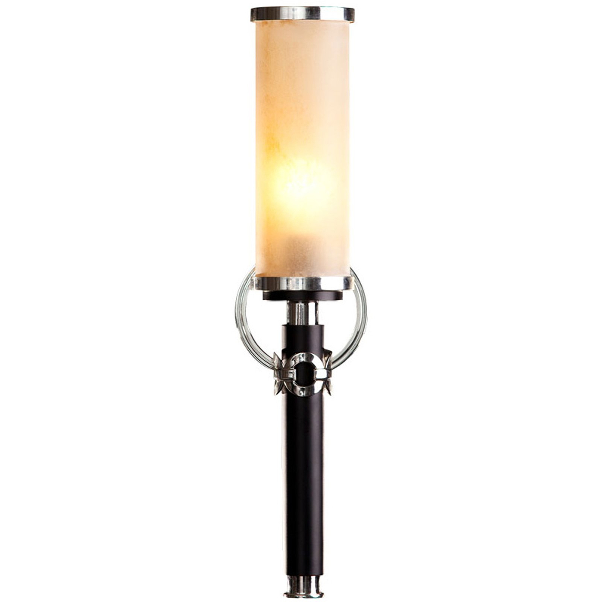 Bronx Single Wall Sconce, Dutch Silver