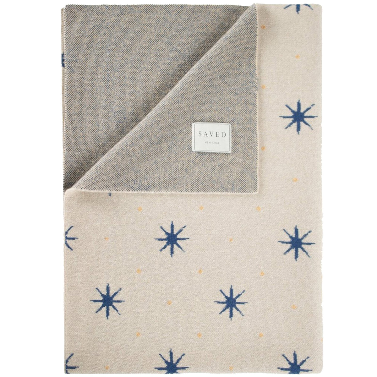 Stars Blue Throw