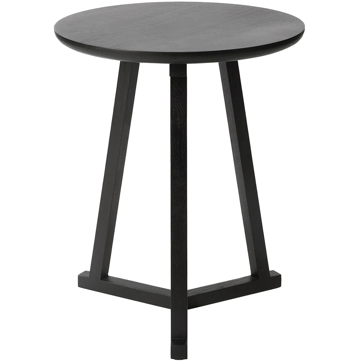 Tripod Round Oak Side Table