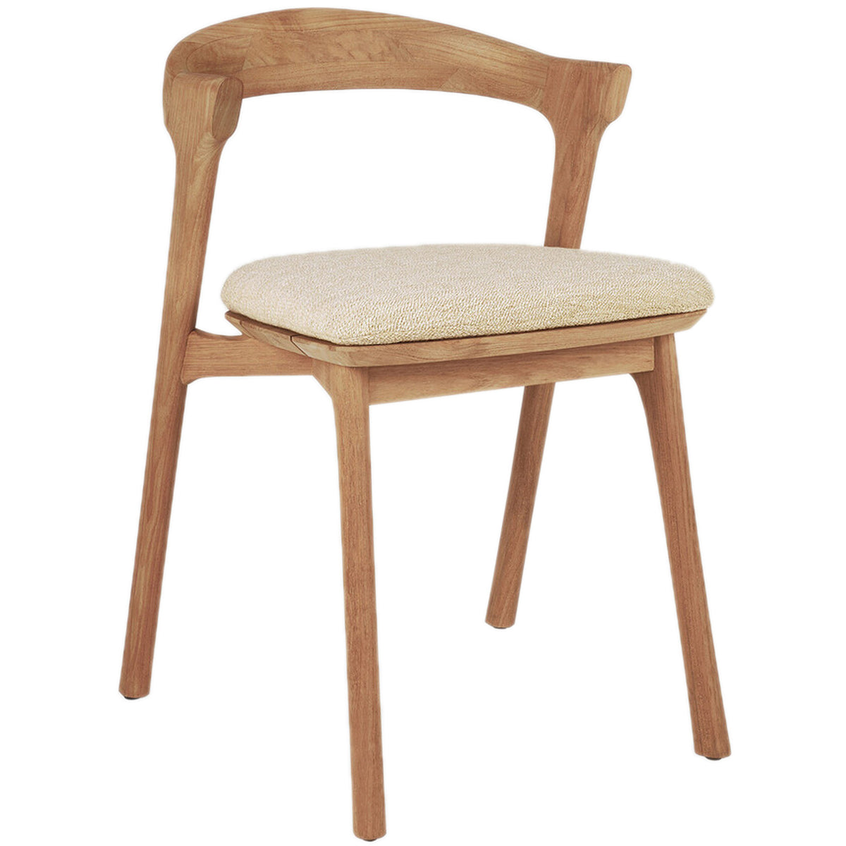 Bok Teak Outdoor Dining Chair With Cushion