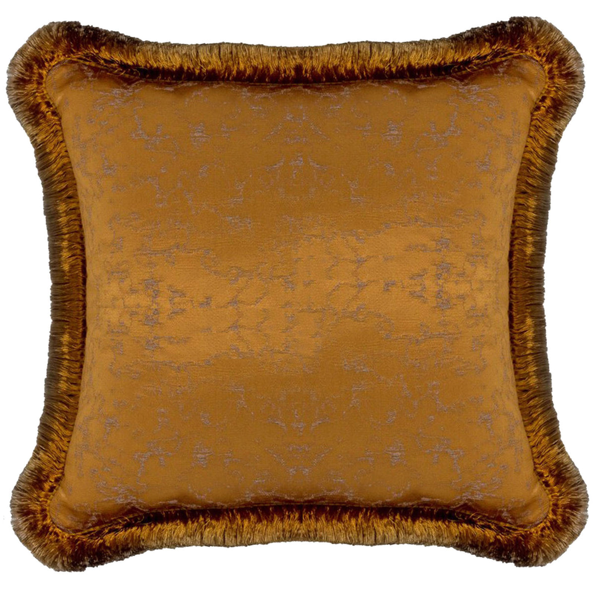 Gold Fringe Marmur Cushion