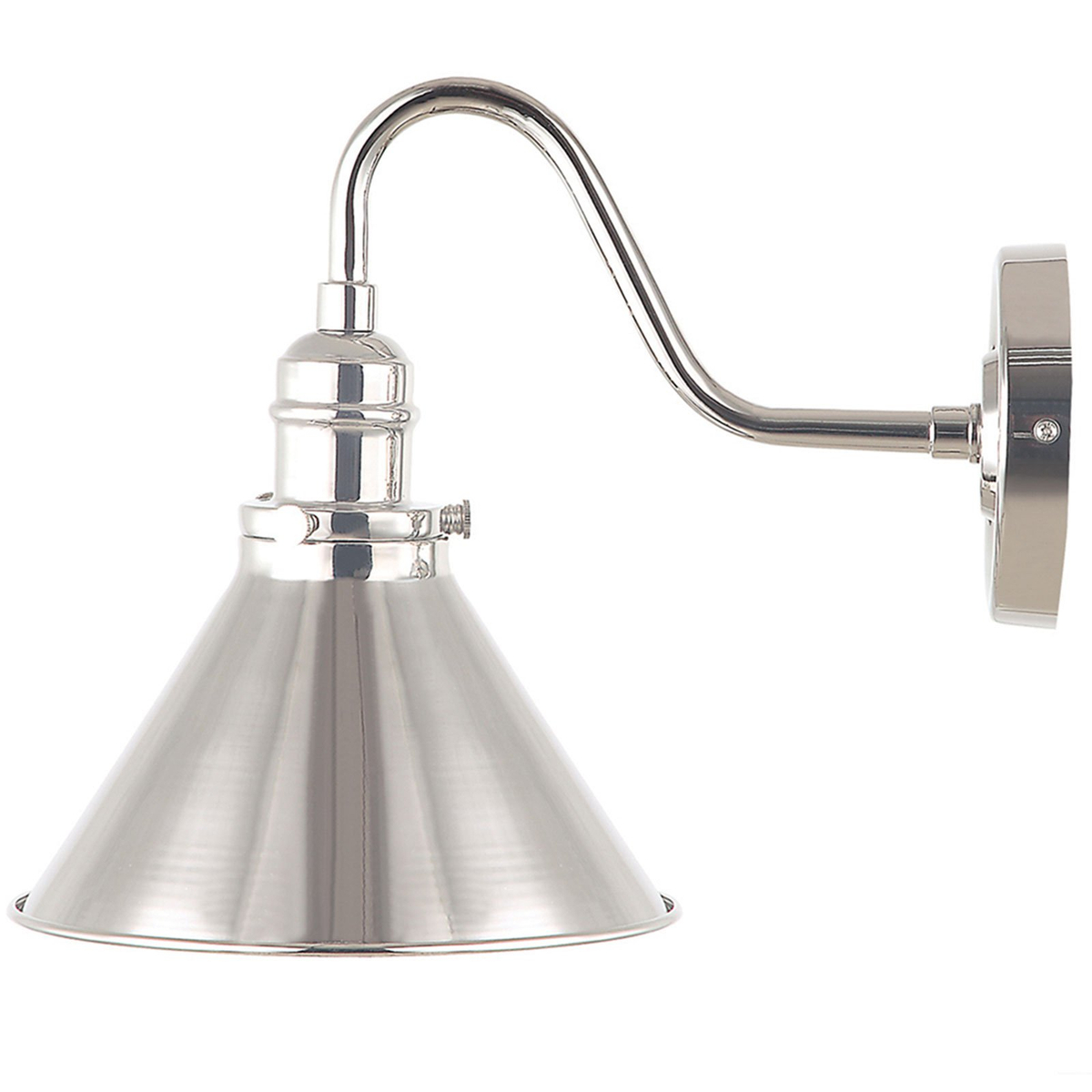 Polished Nickel Brompton Wall Light