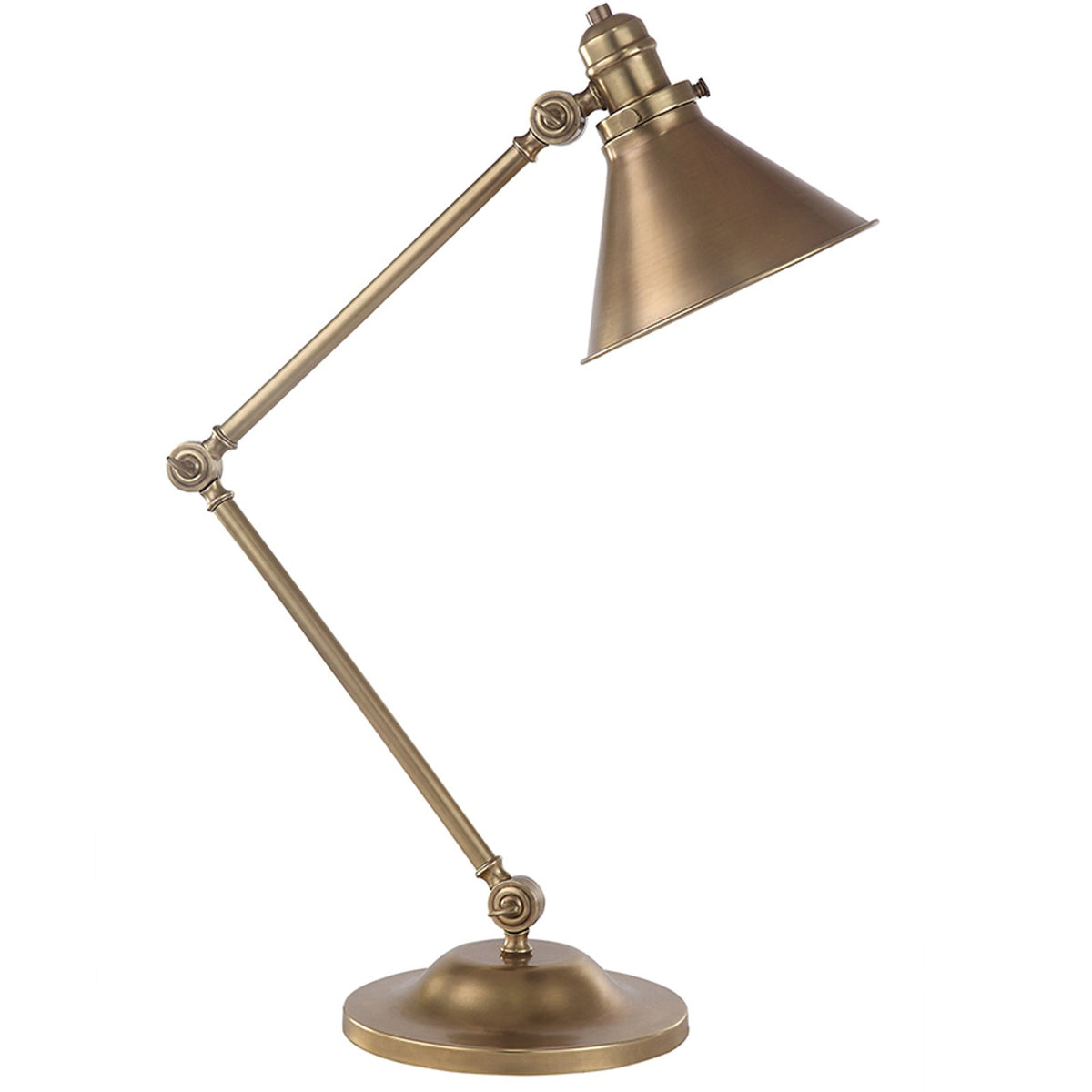 Provence Desk Lamp, Brass